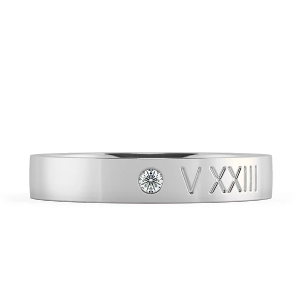 Modern Wedding Band Set NCC2036 3